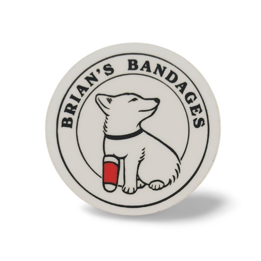 2" Brian's Bandages Stickers